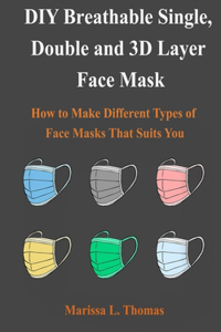 DIY Breathable Single, Double and 3D Layer Mask