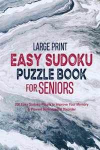 Large Print Easy Sudoku Puzzle Book for Seniors