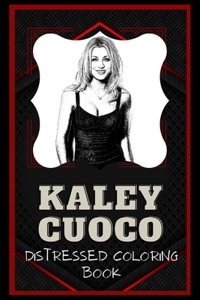Kaley Cuoco Distressed Coloring Book