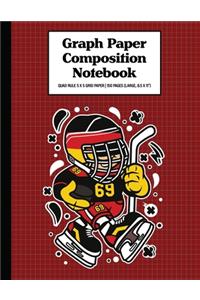 Graph Paper Composition Notebook Quad Rule 5x5 Grid Paper - 150 Sheets (Large, 8.5 x 11
