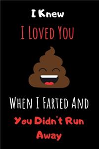 I Knew I Loved You When I Farted And You Didn't Run Away