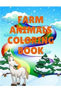 Farm Animals Coloring Book