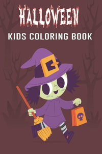 Halloween Kids Coloring Book