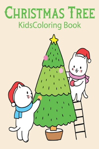 Christmas Tree Kids Coloring Book