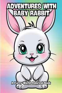 Adventures with Baby Rabbit: A Furry World Coloring Book