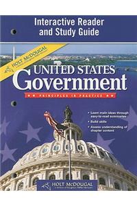 Holt McDougal United States Government: Principles in Practice: Interactive Reader and Study Guide Grades 9-12