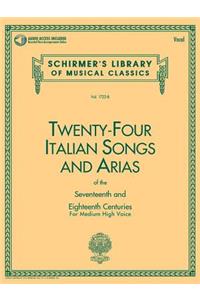 24 Italian Songs & Arias - Medium High Voice