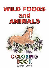 Wild Foods and Animals Coloring Book