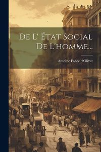 De L' État Social De L'homme...