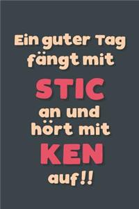 Ein guter Tag fängt mit Sticken an