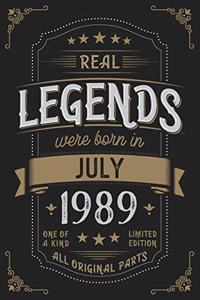 Real Legends were born in July 1989