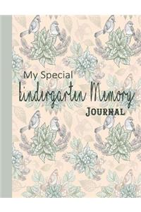My special kindergarten memory Journal