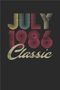 Classic July 1986