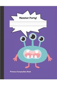 Monster Party Primary Composition Book