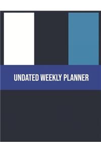 Undated Weekly Planner