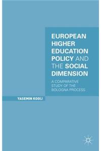 European Higher Education Policy and the Social Dimension