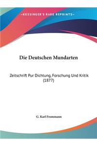 Die Deutschen Mundarten