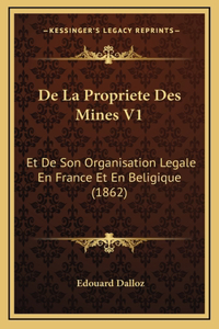 De La Propriete Des Mines V1