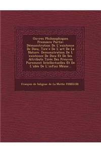 Ouvres Philosophiques Premiere Partie