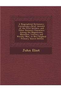 A Biographical Dictionary
