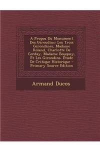 A Propos Du Monument Des Giroudins