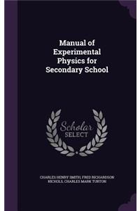 Manual of Experimental Physics for Secondary School