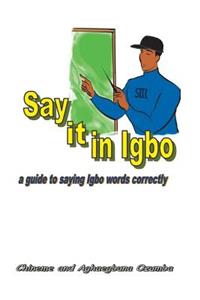 Say it in Igbo