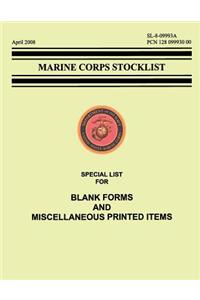 Marine Corps Stocklist