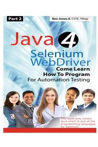 (Part 2) Java 4 Selenium WebDriver