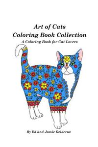 Art of Cats Coloring Book Collection