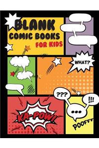 Blank Comic Book For Kids