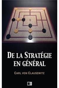 De la stratégie en général