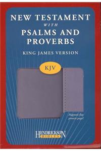 New Testament with Psalms and Proverbs-KJV-Magnetic Closure