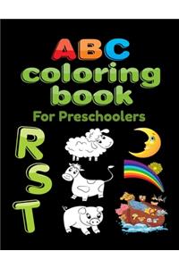 ABC Coloring Book For Preschoolers