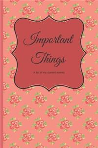 Important Things