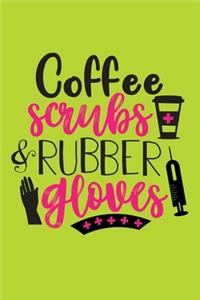 Coffee Scrubs And Rubber Gloves