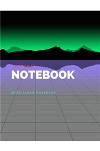 Inspirational Quote Notebook / Wide Lined Notebook - Journal, Large ( 8,5