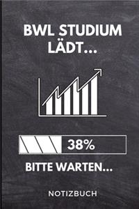 BWL Studium lädt... 38% Bitte warten... Notizbuch