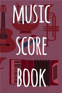 Music Score Book