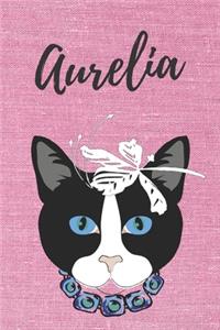 Notizbuch-Katzen / Malbuch / Tagebuch Aurelia