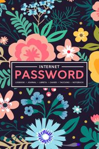 Internet Password Logbook - Journal - Libreta - Cahier - Taccuino - Notizbuch