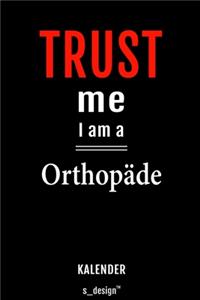 Kalender für Orthopäden / Orthopäde / Orthopädin