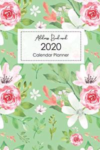 Address Book and 2020 Calendar Planner: Contact Address Book Alphabetical Organizer with 2020 Monthly Planner Jan 2020 to Dec 2020 Logbook Record Name Phone Numbers Email Journal 5x8 Inch 