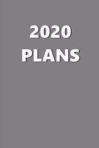 2020 Weekly Planner 2020 Plans Grey Color 134 Pages