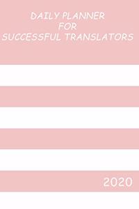 Daily Planner for Translators 2020