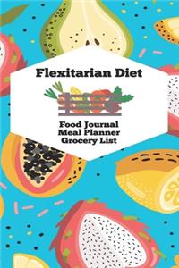Flexitarian Diet Food Journal Meal Planner Grocery List