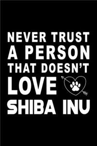 Never trust a person that does not love Shiba Inu