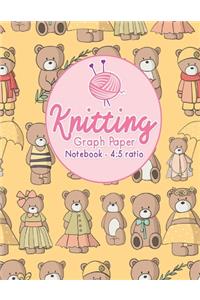 Knitting Graph Paper Notebook - 4