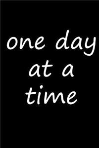 One day at a time