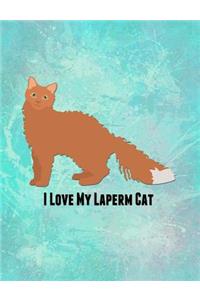 I Love My Laperm Cat: Feline Gift Notebook Journal for Cat Lovers
